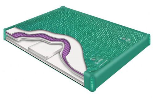 800 DX waveless hardside waterbed mattress