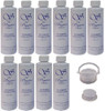 10 Bottles of Blue Magic 8 oz Sapphire Waterbed Conditioner with a Cap & Plug for Hardside & Softside Water Bed Mattresses
