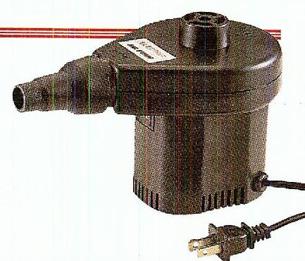 Hand Held air pump. Easily inflate, deflate and top-off your waterbed air bed mattress