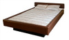 Gala Complete 5 Board Hardside Vinyl Waterbed With Headboard Brown