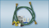 Waterbed dual mattress hose kit with Y-adapter
