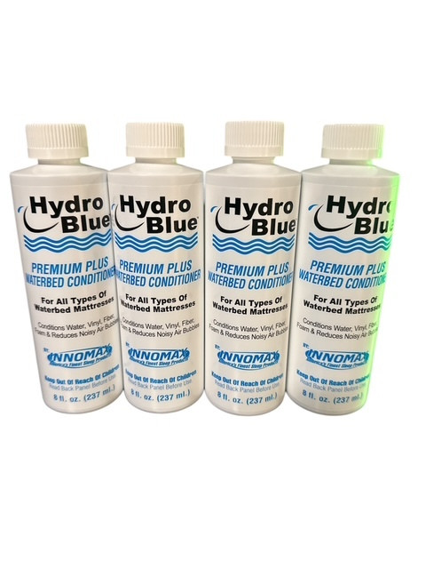 4-Pack Hydro Blue 8 oz. Premium Plus Waterbed Conditioner