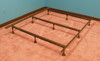 Heavy Duty Waterbed Steel Frame by Strobel