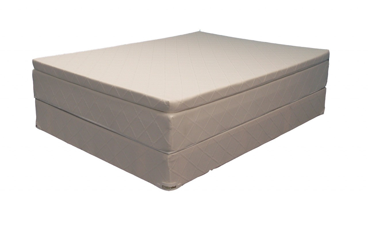 Strobel Futura Waterbed with 3-inch memory foam layer