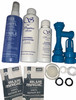 Waterbed Accessories Bundle includes  Waterbed Conditoiner Fill-Drain Kit Pull Cap and Seal, vinyl repair kits
