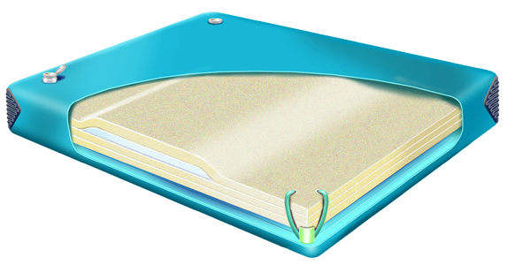 Natural Expressions 1100 hardside waterbed