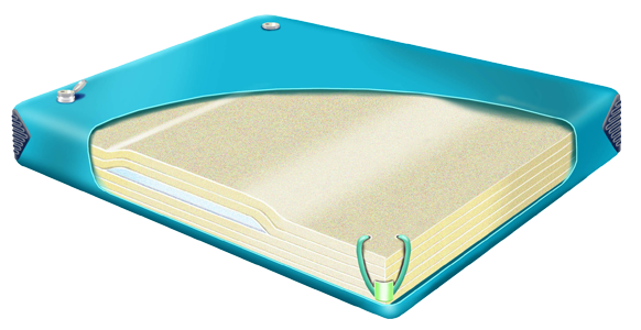 Natural Expressions 1400 hardside waterbed