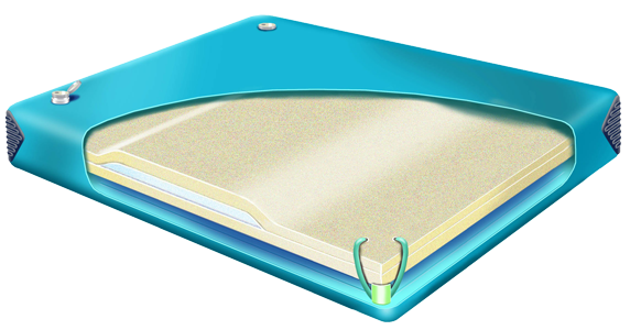 Natural Expressions 850 hardside waterbed