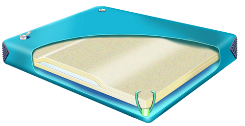 Natural Expressions 850 hardside waterbed