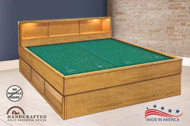 Tulip Oak waterbed 